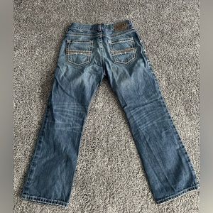 Mens Ariat M4 low rise boot cut jeans. Size 30x30